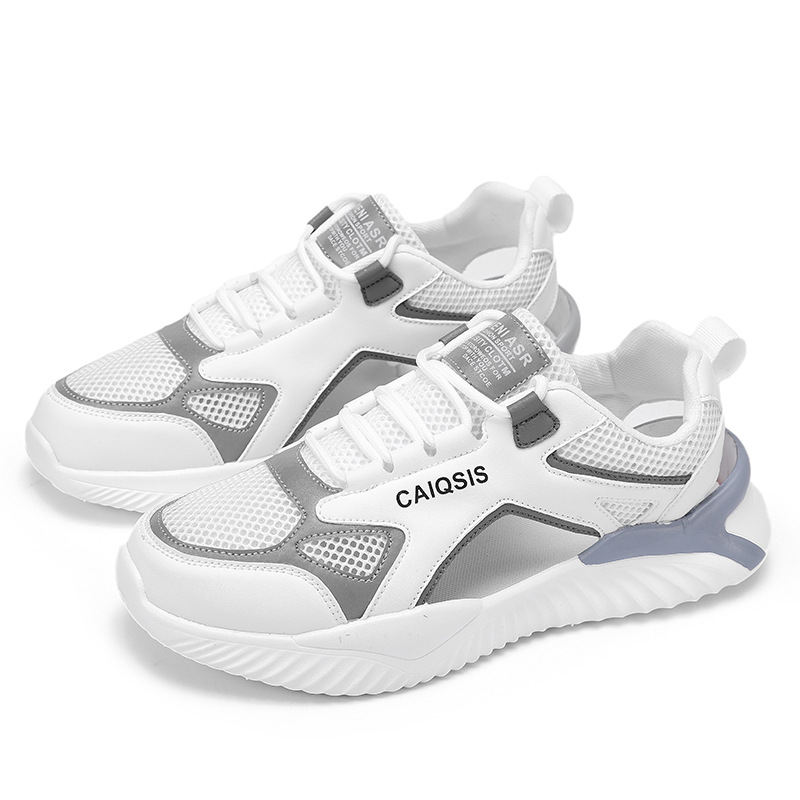 Zapatos de primavera de moda casual zapatos deportivos al aire libre de malla de aire plano transpirable zapatos de corredor de correa juvenil image 8