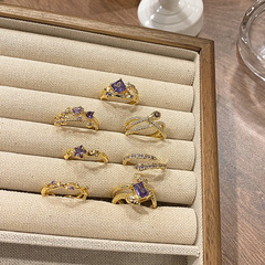 蛇年新品貴氣鎏金靈蛇戒指女復古時尚個性百搭圍繞指環小眾配飾潮