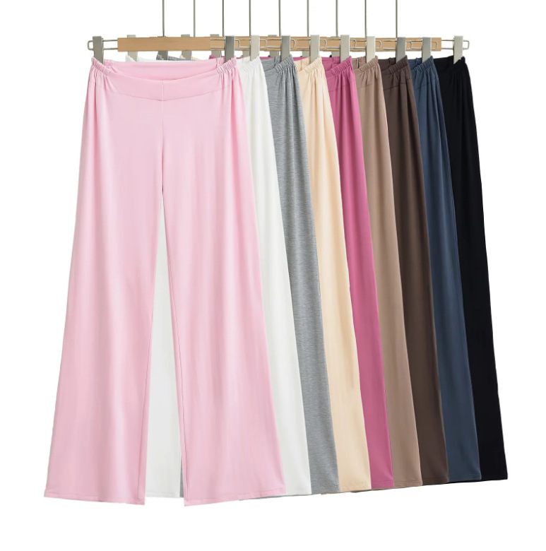 25 Summer New Women's Spice Girls Solid Color Fitness Yoga Sports Pants with Loose Waist and Wide Legs Long Dape Casual Straight Pants 25 Summer New Women's Spice Girls Solid Color Fitness Yoga Sports Pants with Loose Waist and Wide Legs Long Dape Casual Straight Pants