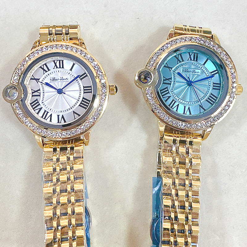 Heiheipi Watch Fashion Elegant Ladies Watch Retro Accessible Luxury High-End Roman Character Women's Watch Wholesale Cross-Border
