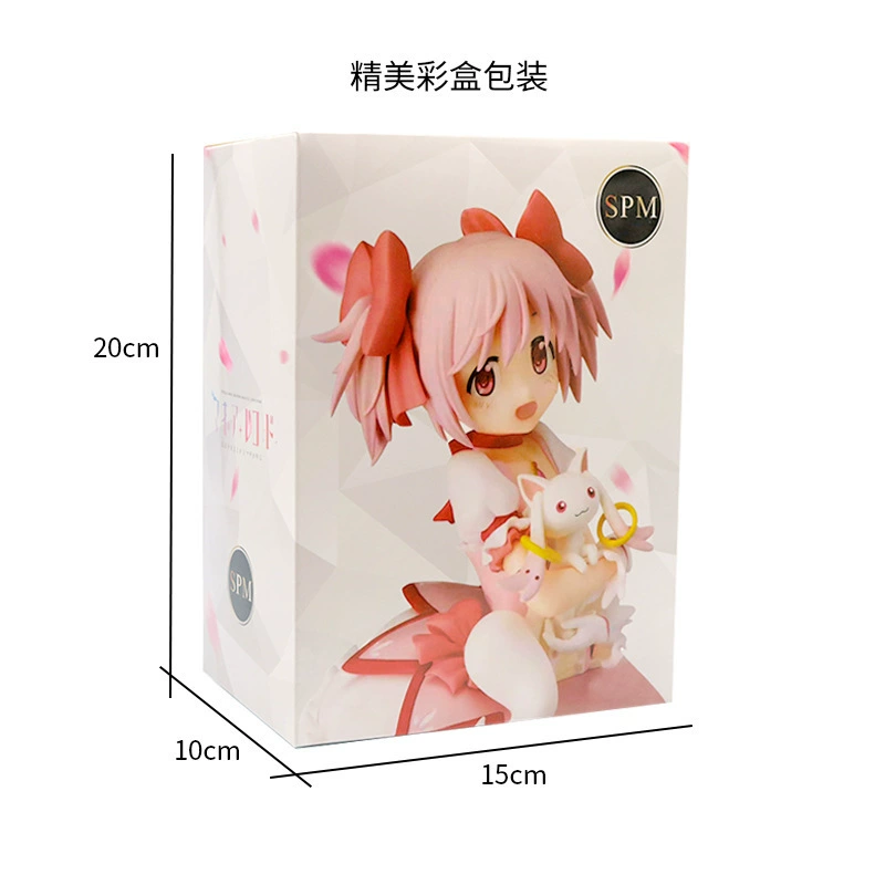 Фигурка (Shikama) Madoka магическая девушка, настольный сувенир, 18 и 22 см, сидящая и стоящая