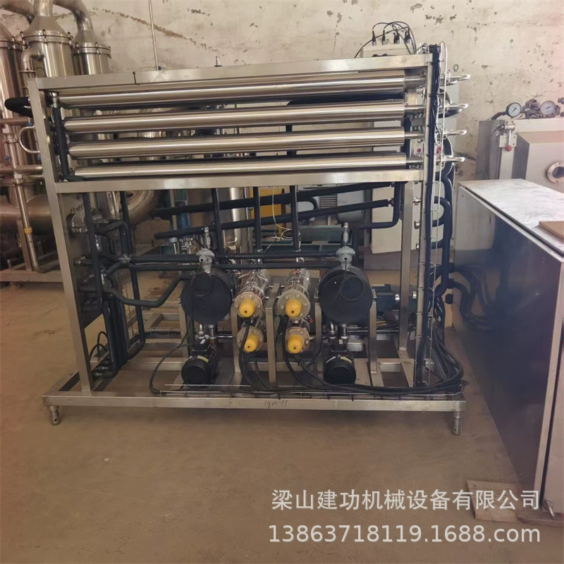 Использовался полностью автоматический стерилизатор для трубок, спиральный стерилизатор UHT, машина для ультравысокотемпературной моментальной пастеризации.