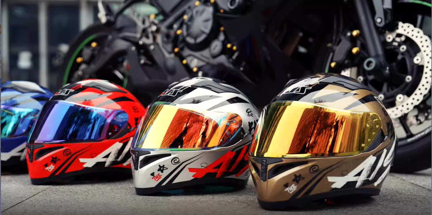 Ai Shi Helmet Motorcycle Full Helmet Electric Motorcycle Men's Big Head Circumference Four Seasons Motorcycle plus size Safety Helmet 3C