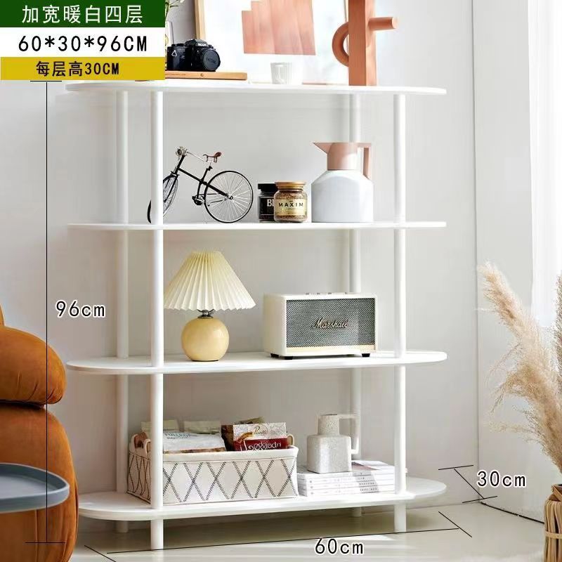 Estante de almacenamiento fácil de aterrizar estante de almacenamiento multifuncional para estante de exhibición de almacenamiento al lado de la cama de la sala de estar multicapa