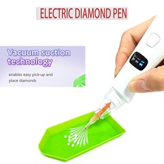 電動ダイヤモンドペイントブラシ DIY 調整可能な吸引モード 2025 ワイヤレスダイヤモンドアートペイントブラシ真空ポンプ付き