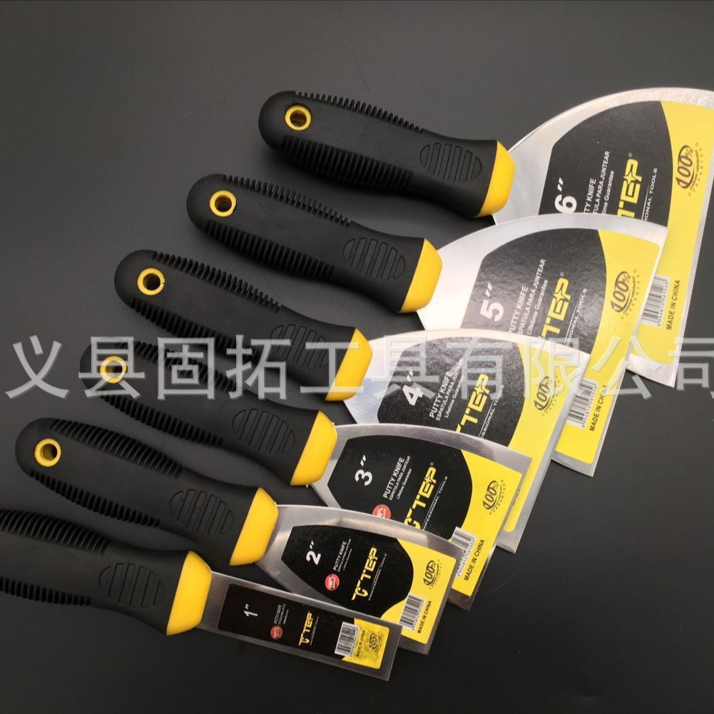 【外贸厂家】结实耐用PK2-056双色柄油灰刀  刮刀