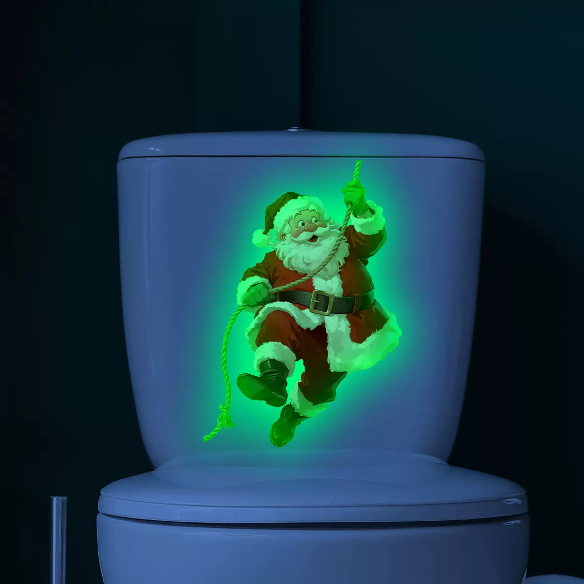 多款绿色夜光圣诞老人动物雪人墙贴客厅卧室家居美化装饰自粘墙贴