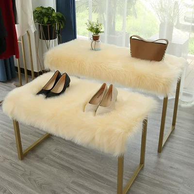 Wool pad — Carpet Clothing Store Window Display - customized-beige