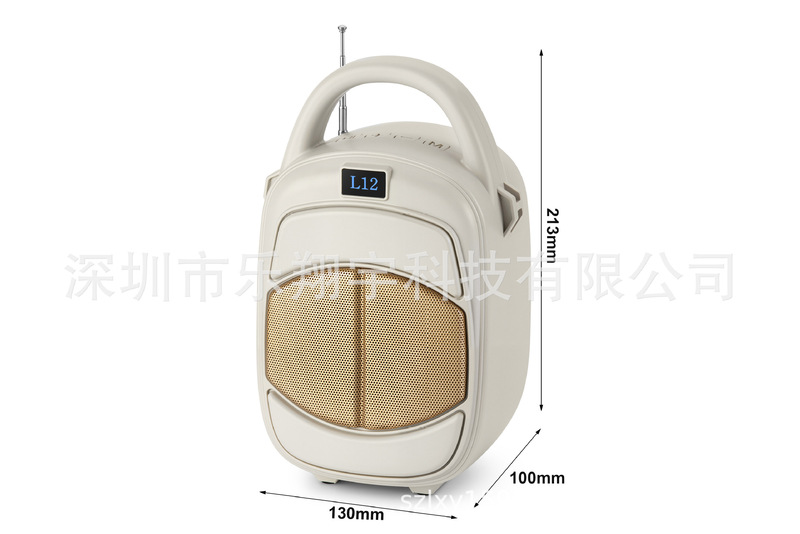L12 アフリカホット販売新しい屋外バックパックソーラーパネル充電 Bluetooth ステレオサブウーファーラジオ付き|undefined