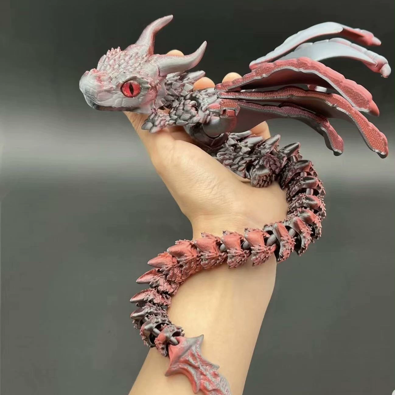 Многосуставная подвижная игрушка, 3D, градиент