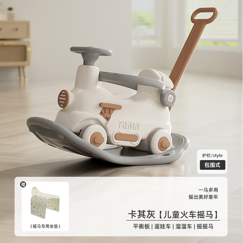 Fábrica personalizada juguetes para bebés 0 - 3 años de edad niños mecedores niños pueden empujar mecedores multifuncionales