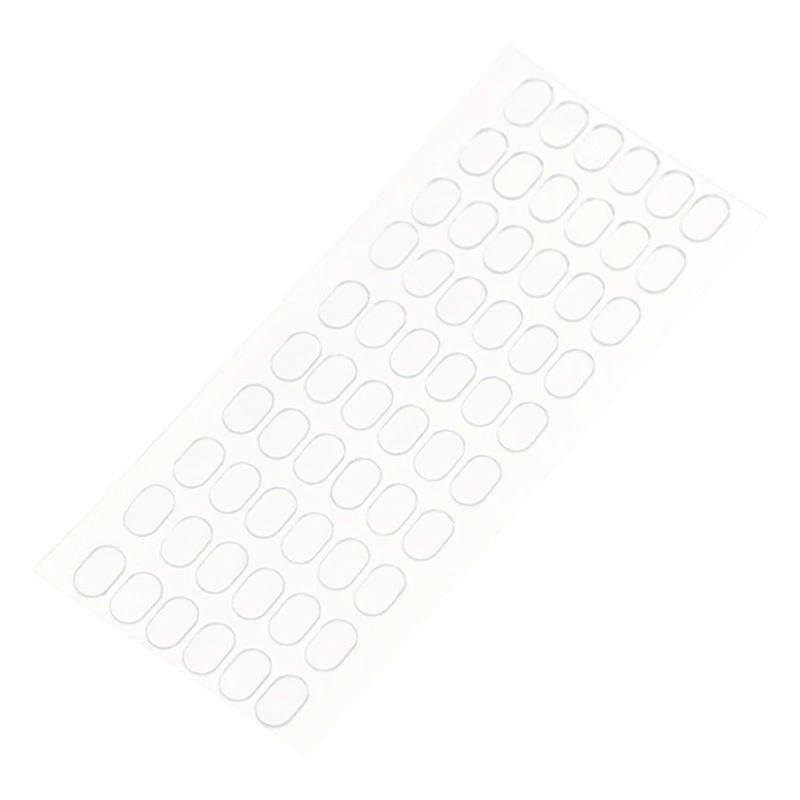 Слепая коробка для ног без следов, анти-вывернутый клей Прозрачная клей для куклы с пузырями