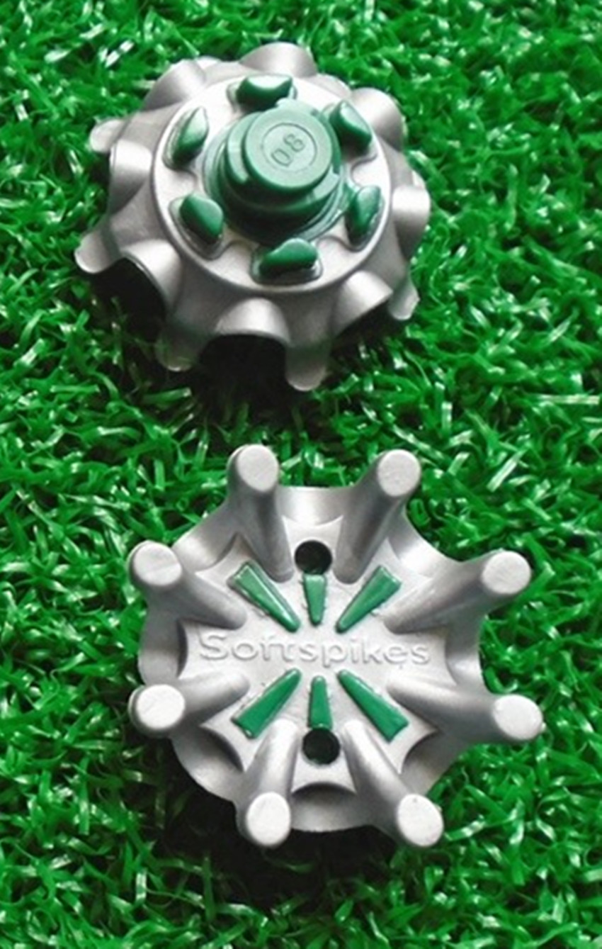 El Golf durable calza el clavo externo material giratorio de la ocho-garra de la rotación TPU del gong del clavo conveniente para el único negro del Golf de FJ