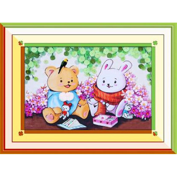 Nueva cinta bordado tridimensional bordado hecho a mano bricolaje colgando pintura sala de estar dormitorio estudio material paquete kit ramo colgante pintura