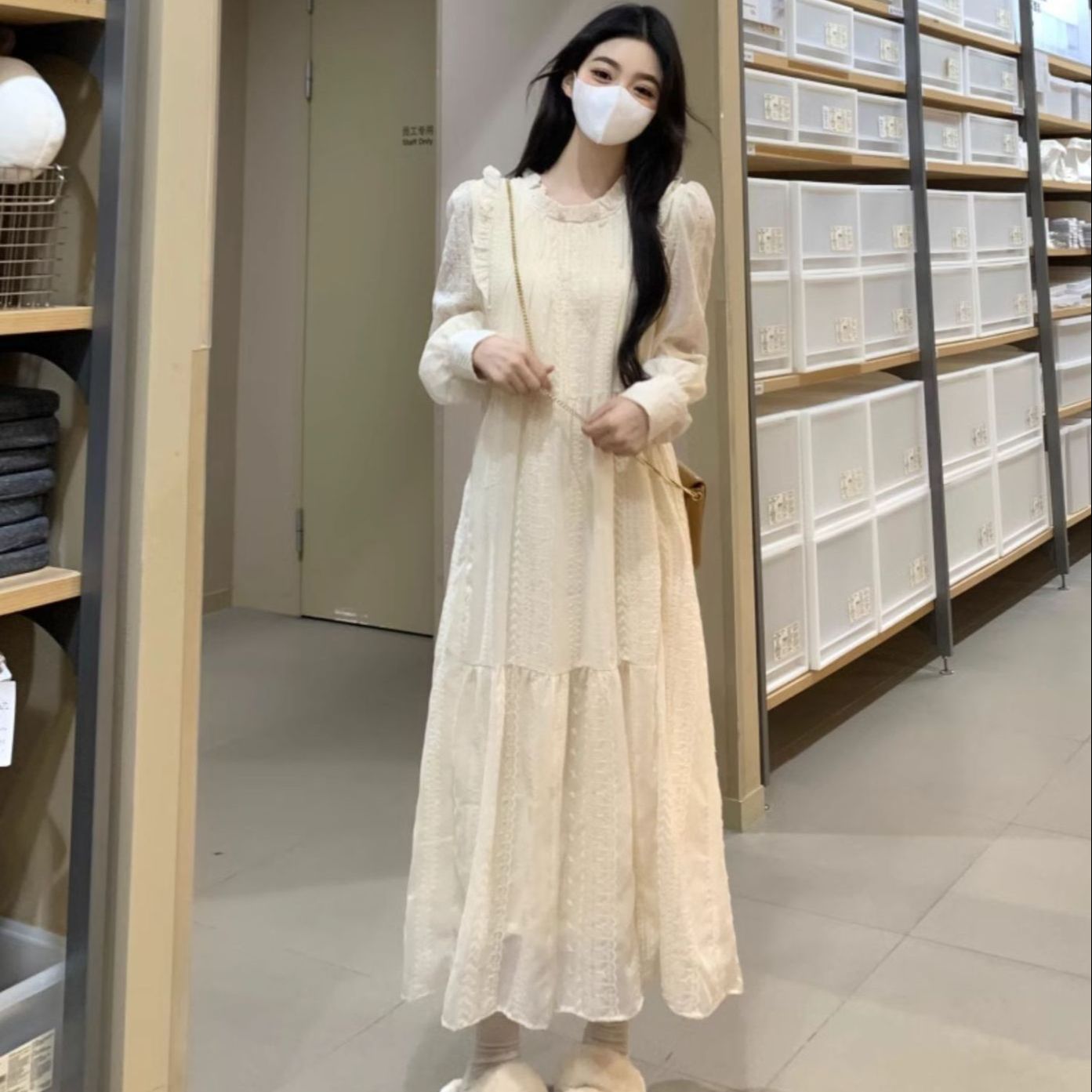 Lace autumn dress