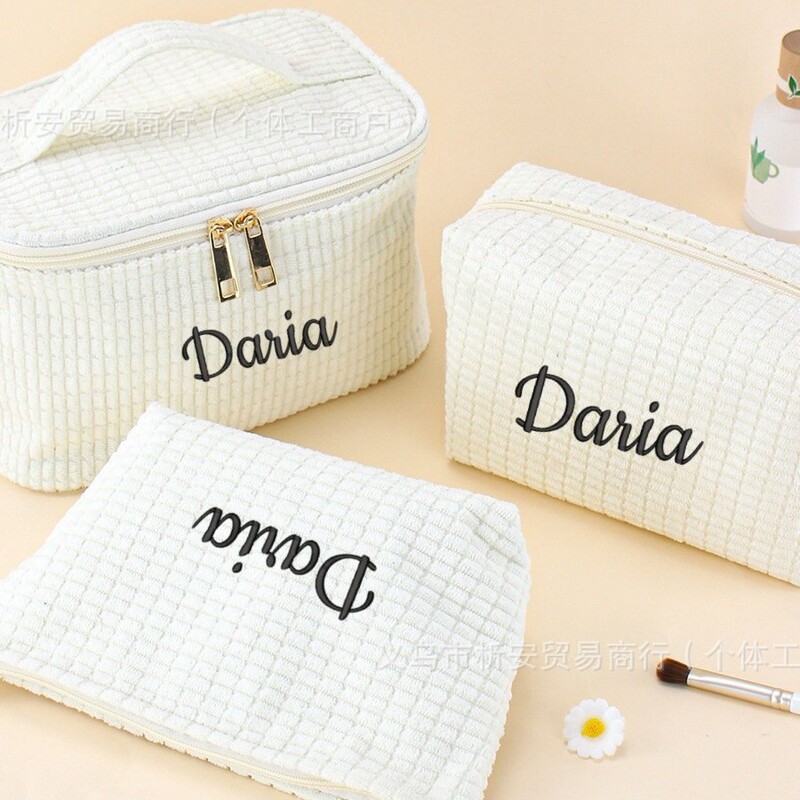 etsy personalized embroidery corduroy high-value simple portable cosmetic bag storage bag fashion travel storage bag etsy personalized embroidery corduroy high-value simple portable cosmetic bag storage bag fashion travel storage bag