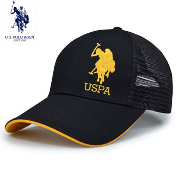U.S.POLO ASSN. Paul hat spring summer autumn hard top baseball cap men's breathable mesh sunshade Golf