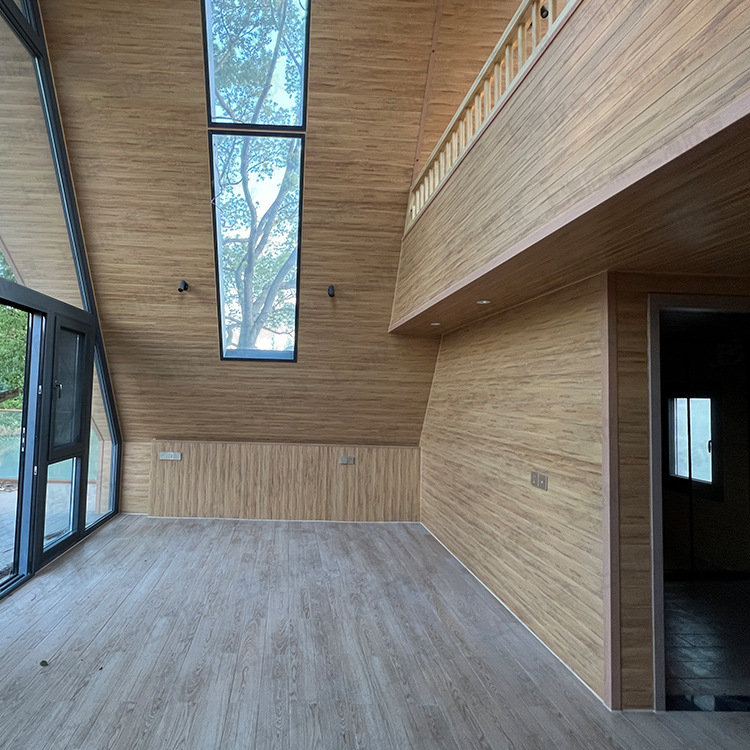 Celebridades de Internet Características B & B Madera anticorrosiva Triángulo Chalet Lugar escénico al aire libre Alojamiento salvaje Campings Casa pequeña móvil