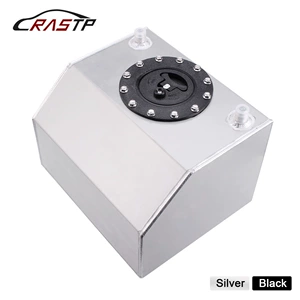 Car Modification Parts 4-Gallon Auxiliary Fuel Tank 16L Aluminum Racing Fuel Tank Gas Tank Plastic Cover