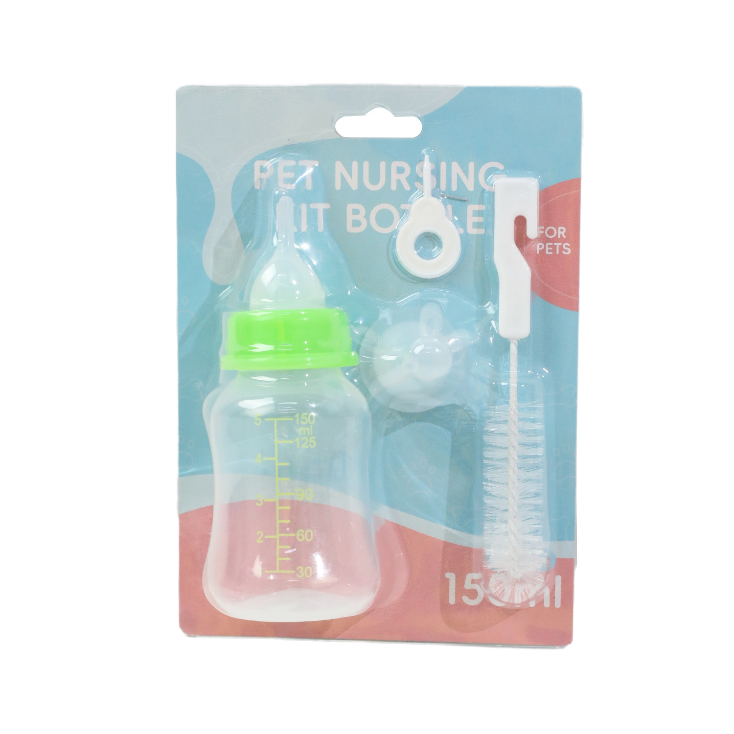 【애완동물 젖병】 그린 150ML