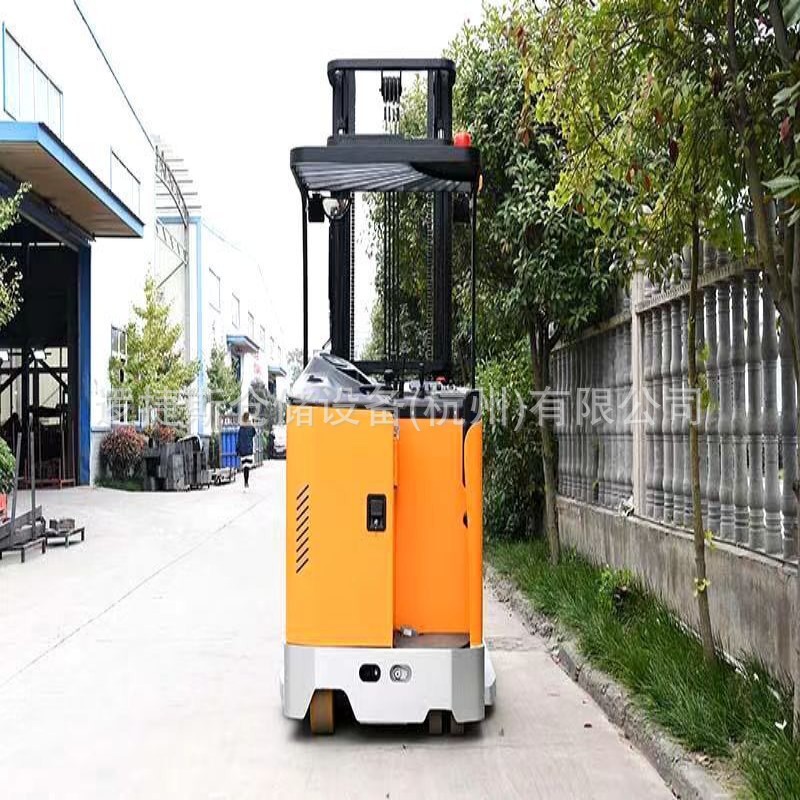 全电动前移式双伸位叉车剪叉式双货架堆垛车站驾式堆垛机装卸车