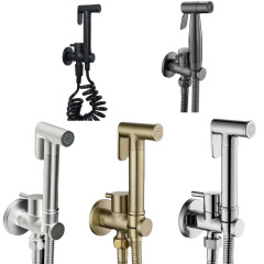 HIDEEP Black Bidet Set Toilet Companion Women's Spray Gun Faucet HI09016A
