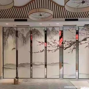 Hotel Movable Partition Wall Screen Restaurant Box Folding Banquet Exhibition Hall Office Telescopic Sliding Soundproof Mobile