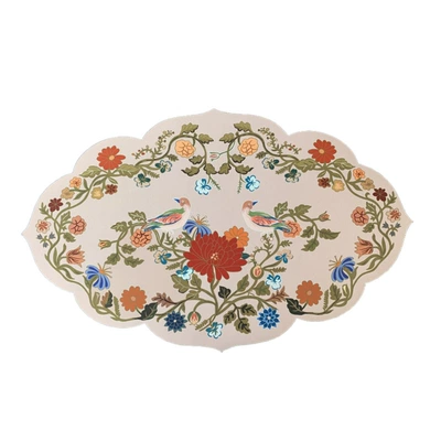 Avtomobil döşəmə paspasları – door non-slip mat - 02-flowers-4060cm25mm