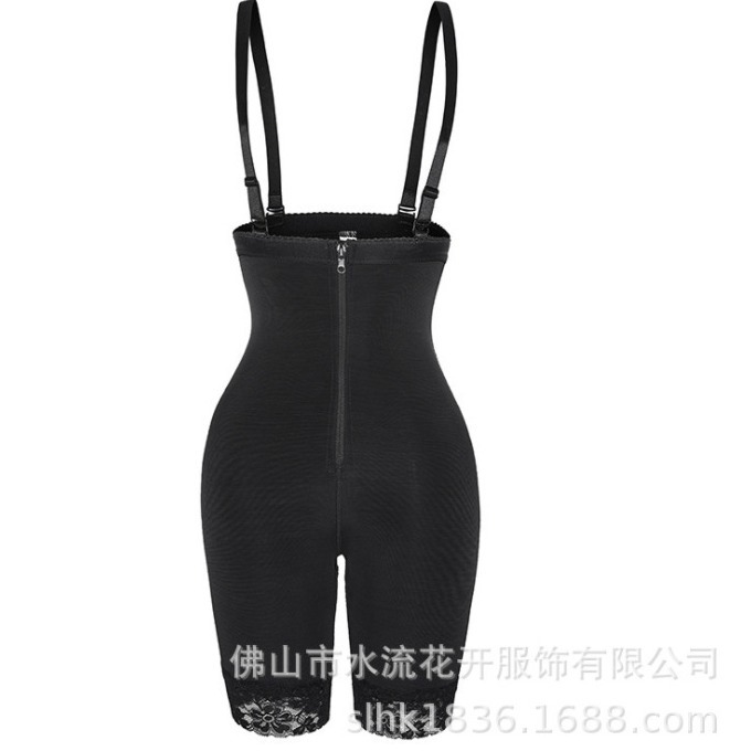 Transfronteriza europea y americana entrepierna abierta cintura alta cuerpo que forma los pantalones postparto corsé apretado cuerpo de una pieza que forma la ropa del vientre pantalones de elevación de la cadera de contratación