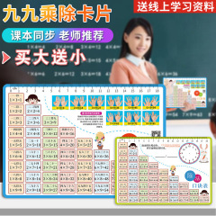 Multiplication table, Pinyin alphabet, early education cards, first and second grade educational learning cards, school peripheral wholesale