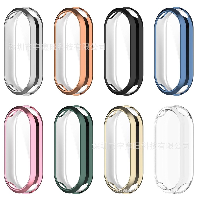 Xiaomi Mi Band 10 保護ケース Mi Band10NFC オールインクルーシブ TPU 時計ケース Band9/8 電気メッキ時計ケースに適しています。|undefined