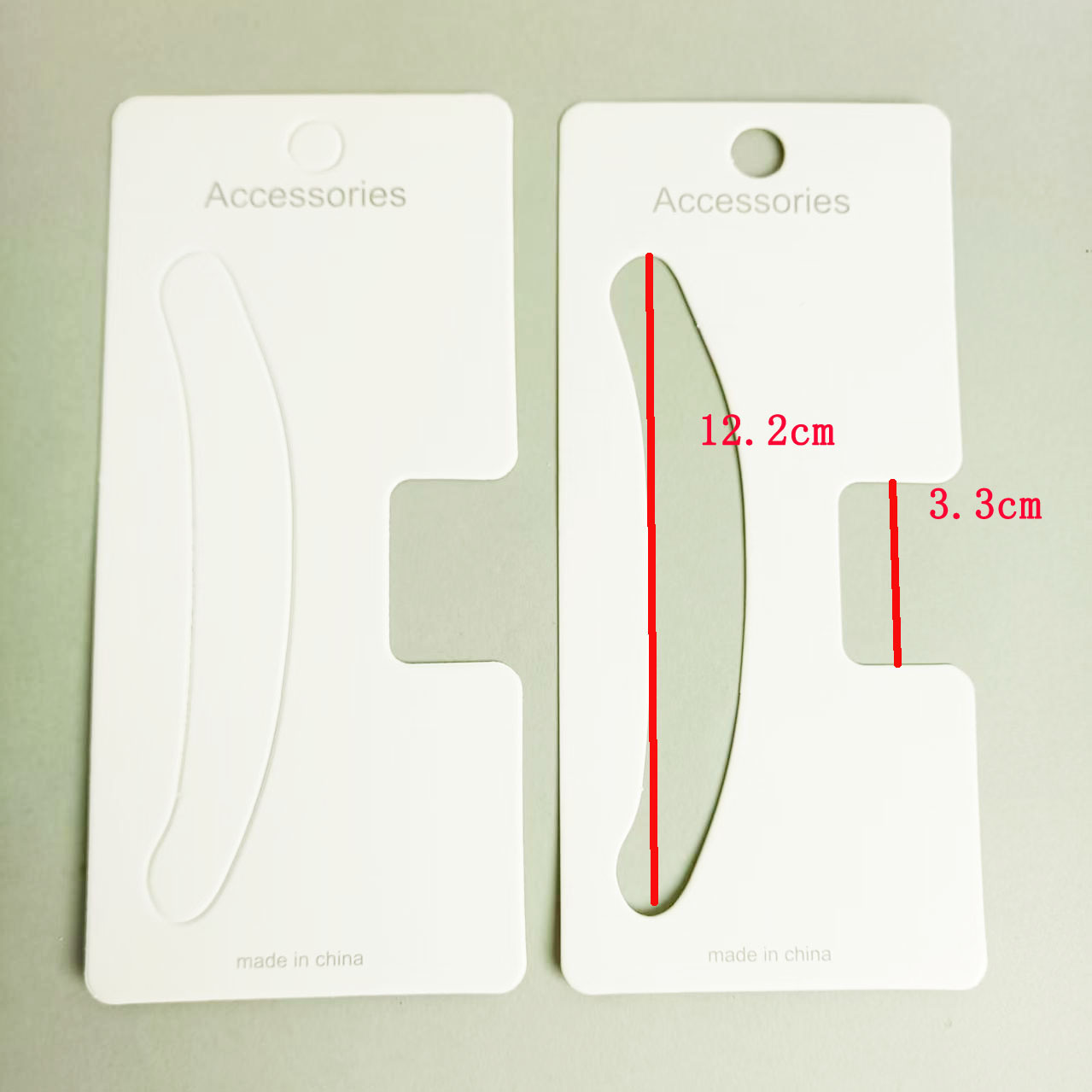 Tarjeta de joyería grande, clip de tiburón, clip de agarre, tarjeta de papel, pinza para el cabello, tarjeta de exhibición, clip de cola de caballo, horquilla, accesorios para el cabello, tarjeta al por mayor