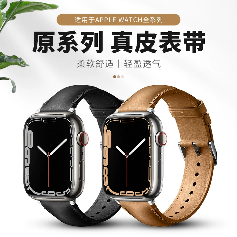 Apple, watch strap, genuine leather