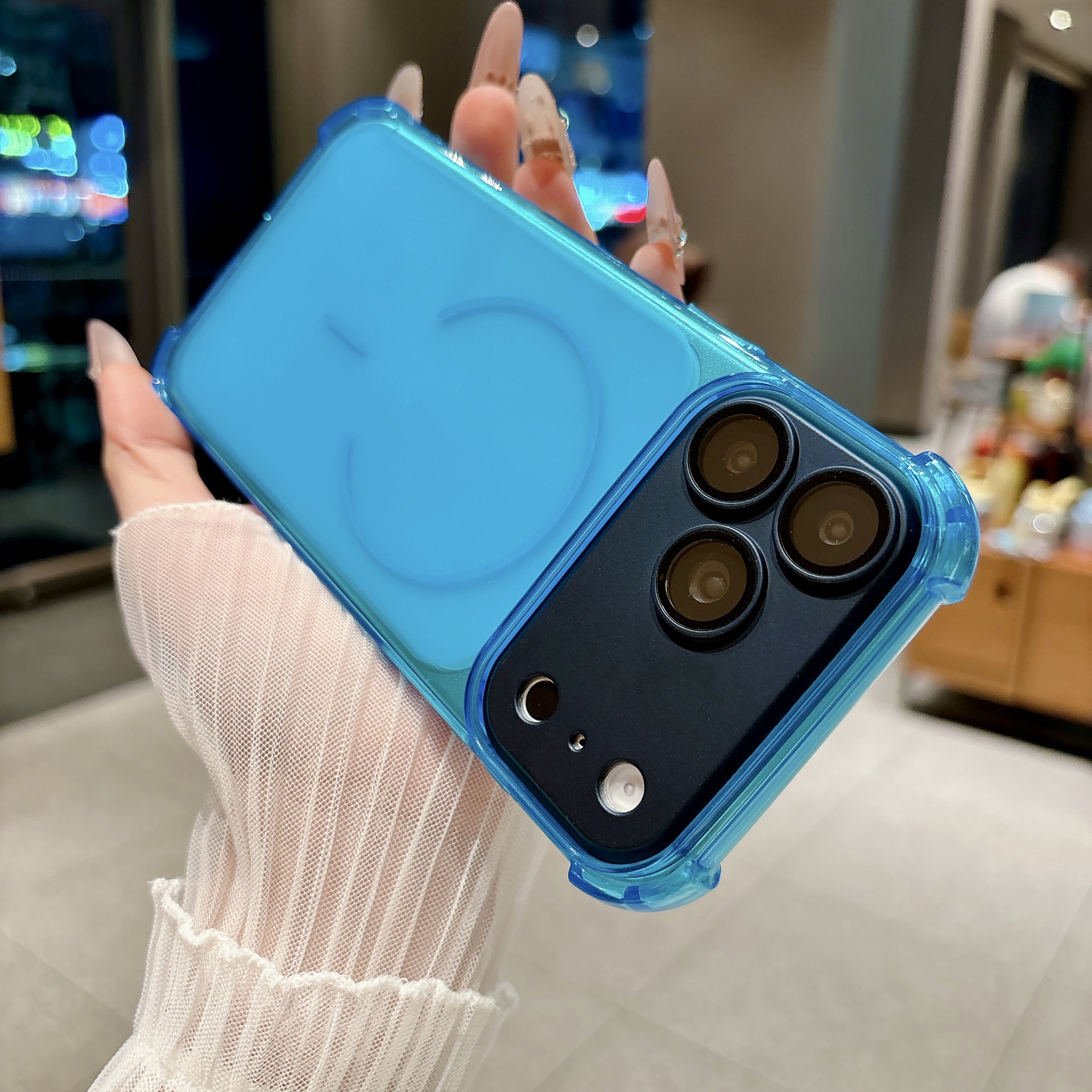 Cuatro ángulos a prueba de caídas para iPhone 17 lentes de caso de teléfono móvil de primax desmontables Apple 13 transparente TPU estuche suave