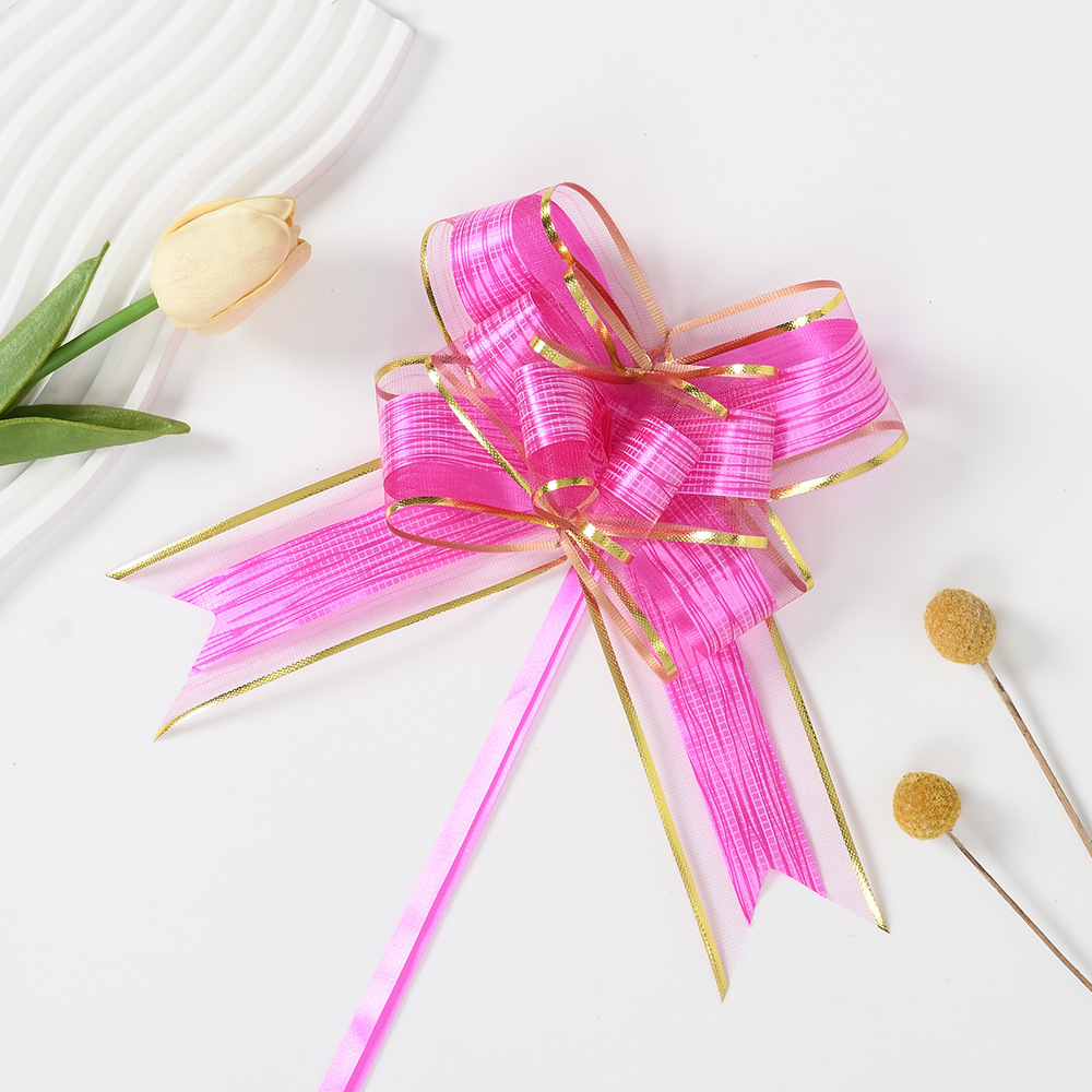 Cross-border 50 gran corteza de árbol de Phnom Penh nieve arco de flores de mano regalo de Navidad canasta de flores de embalaje de flores