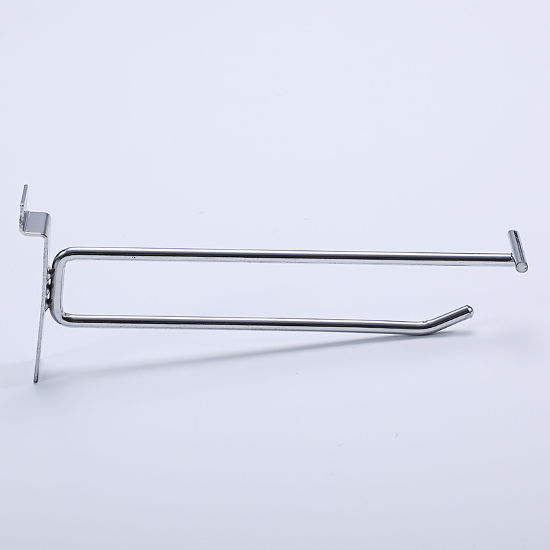 Directo de fábrica tablero de ranura de tablero universal línea doble gancho de estante de hardware centro comercial super tienda de departamento gancho multiusos