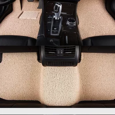 Universal Foot Pad – Universal Single Piece Main Driver Pvc - silk-circle-pure-beige-five-seats-standard-model