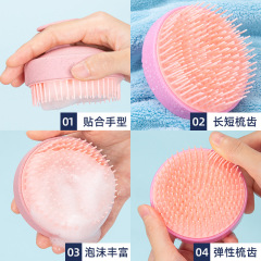 Platinum manufacturer direct supply hair washing massage brush scalp cleaning comb shower brush household multi-functional hair brush
