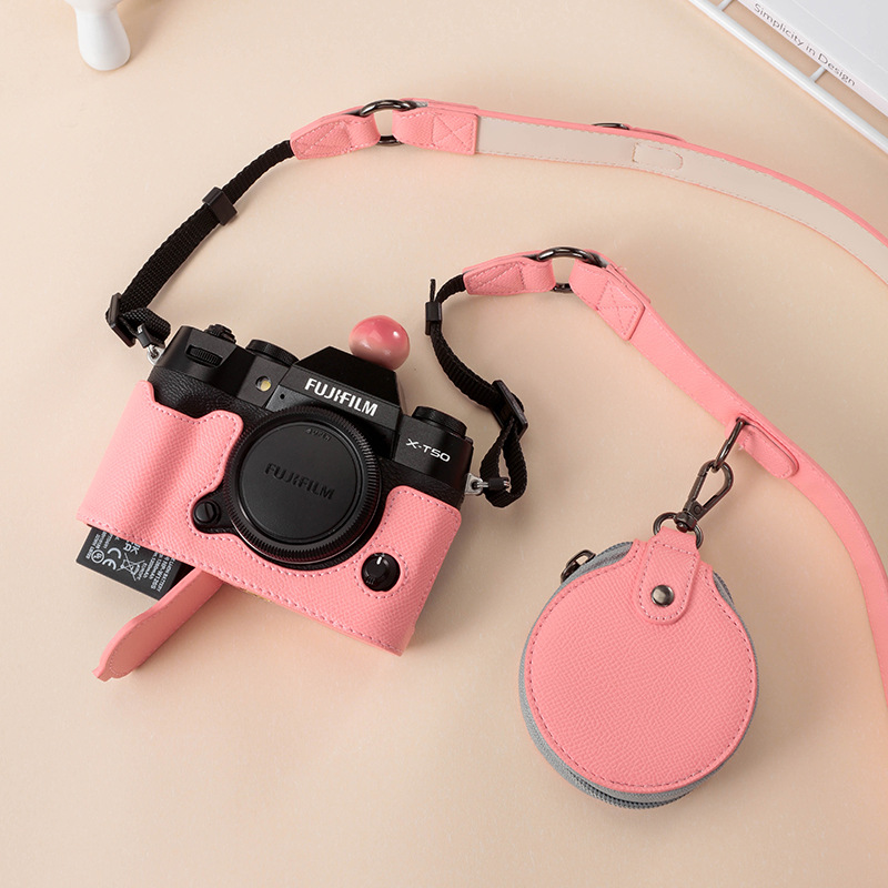 (2개) 후지 XT50 카메라 케이스 가죽 케이스 XT30 XT30 II 기본 카메라 케이스 보호 케이스