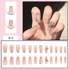 穿戴甲批發純欲甲片美甲辣妹爆閃穿戴式漸變指甲貼片學生高顏值甲