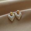 Fashionable silver needle, trend retro advanced high quality earrings from pearl, silver 925 sample, high-quality style, wholesale