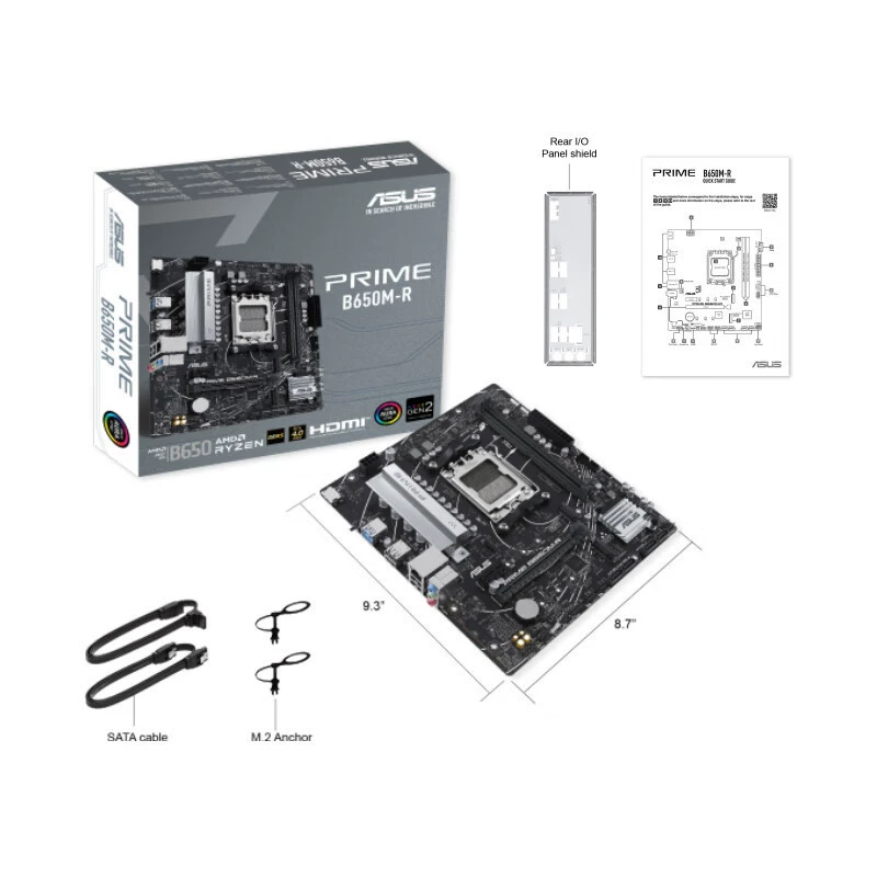 PRIME B650M-R поддерживает DDR5, материнская плата B650M-R