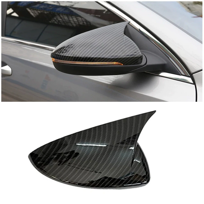 Подходит для Kia Ceed Xceed 19-23, крышка зеркала заднего вида, рог, карбоновый пайка, корпус зеркала заднего вида, паста