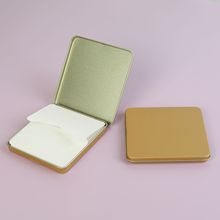 现货压饼铁盒小方片便携饼干茶铁盒紧压老白茶普洱巧克力茶砖铁盒