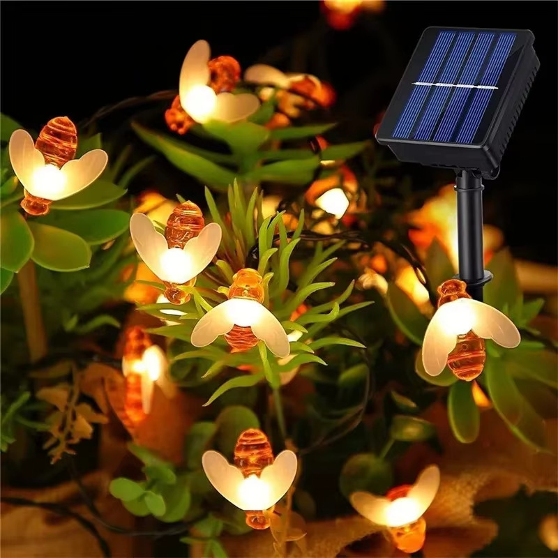 Bee LED Solar Outdoor Courtyard Waterproof Low Voltage Energy Saving Decorative Landscape Light Atmosphere Light Decorative Light