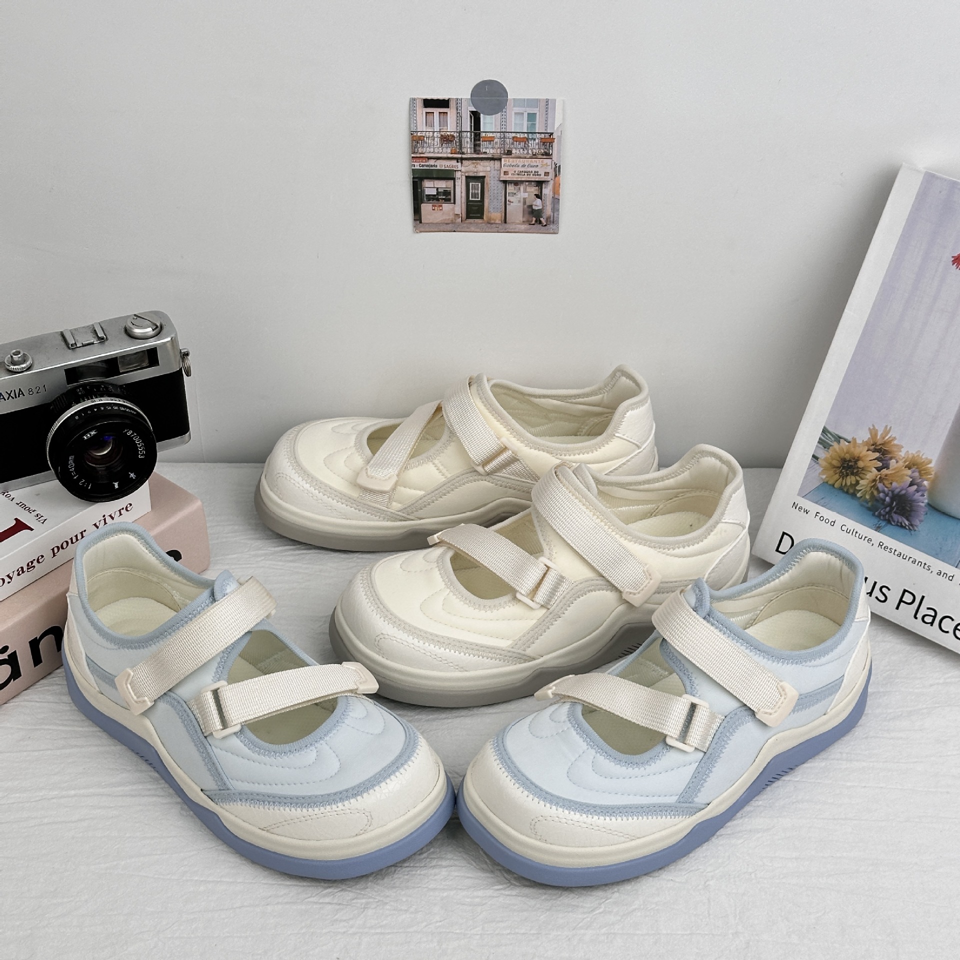 Yuanbo Zapatos Marizhen para mujeres 2025 nuevo verano red ventilada nicho sensación de diseño universal zapatos casuales para el cabello