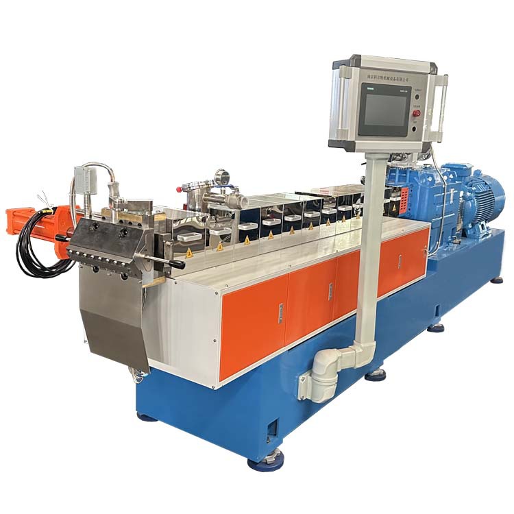 水拉条TPU母粒造粒机 双螺杆PEEK再生料挤出造粒机