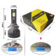 Car LED headlight high power double copper tube super bright lamp modified low beam 12-24VH4 H7 H11