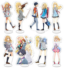 四月是你的謊言 有馬公生 宮園薰 動漫周邊創意擺件學生校園立牌