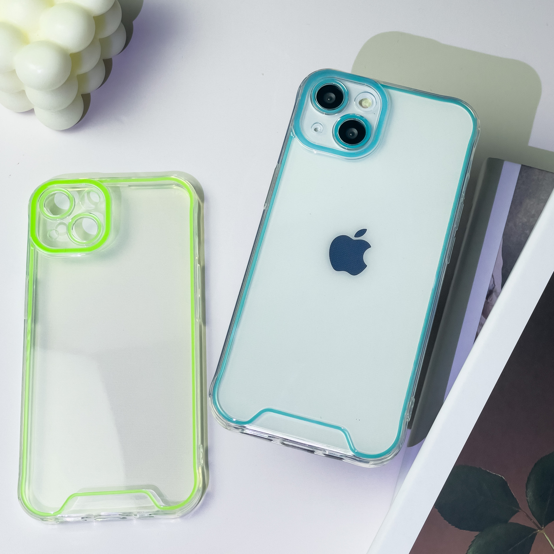 Básico Estilo Moderno Fluorescente Transparente   Fundas De Teléfono display picture 4